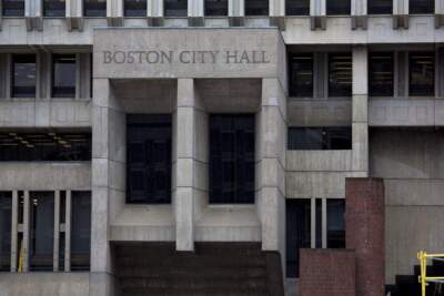 Boston City Hall. (Jesse Costa/WBUR)