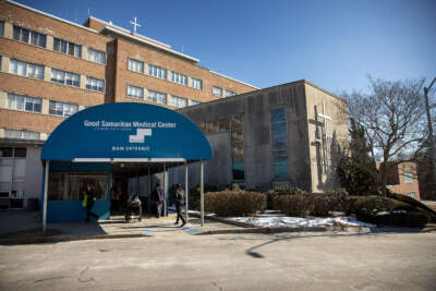 The Good Samaritan Medical Center, a Steward Family Hospital in Brockton, Mass. (Robin Lubbock/WBUR)