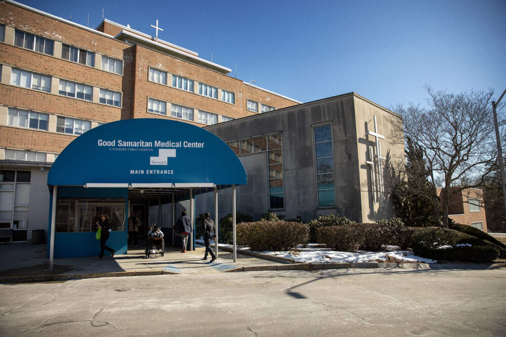 Steward Health Care's Good Samaritan Medical Center in Brockton, Mass. (Robin Lubbock/WBUR)