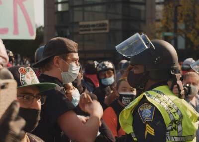 A still from Crosby Tatum's film “The People, United.&quot; (Courtesy Crosby Tatum/Triceptus Studios)