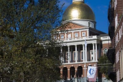 The Massachusetts State House. (Jesse Costa/WBUR)