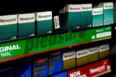 Menthol cigarettes. (Jesse Costa/WBUR)