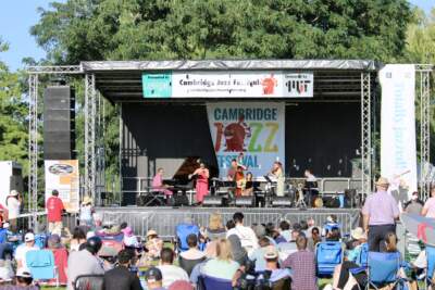 A group performs at the 2023 Cambridge Jazz Festival. (Courtesy Mutsuko Ohnishi)