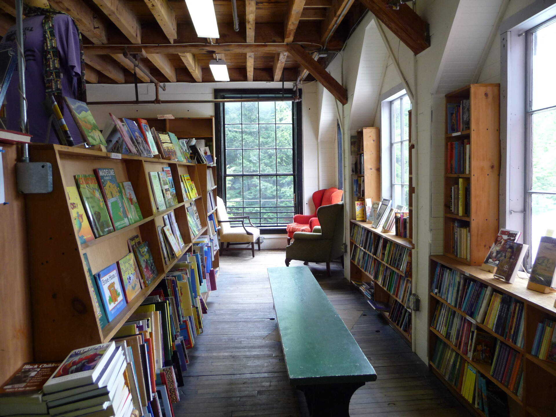 A cozy corner inside the Montague Bookmill. (Courtesy Montague Bookmill)