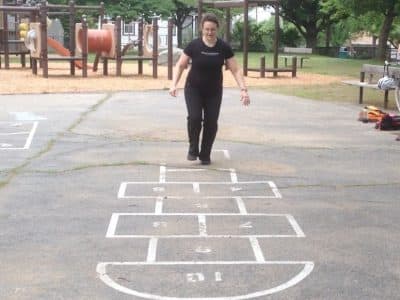 The playground workout is part of the &quot;lifestyle exercise&quot; concept of fitting exercise into your life where and when you can. (WBUR)